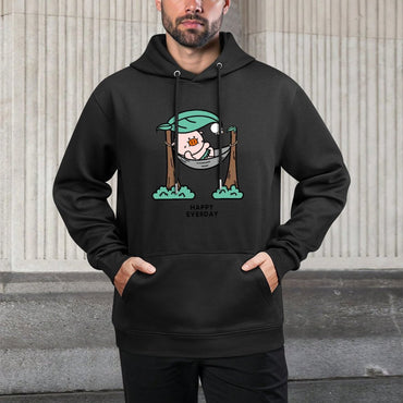 IPBR 250g Hooded Pocket Sweatshirt Front GraphicMen's Hooded  Sweatshirt4001532