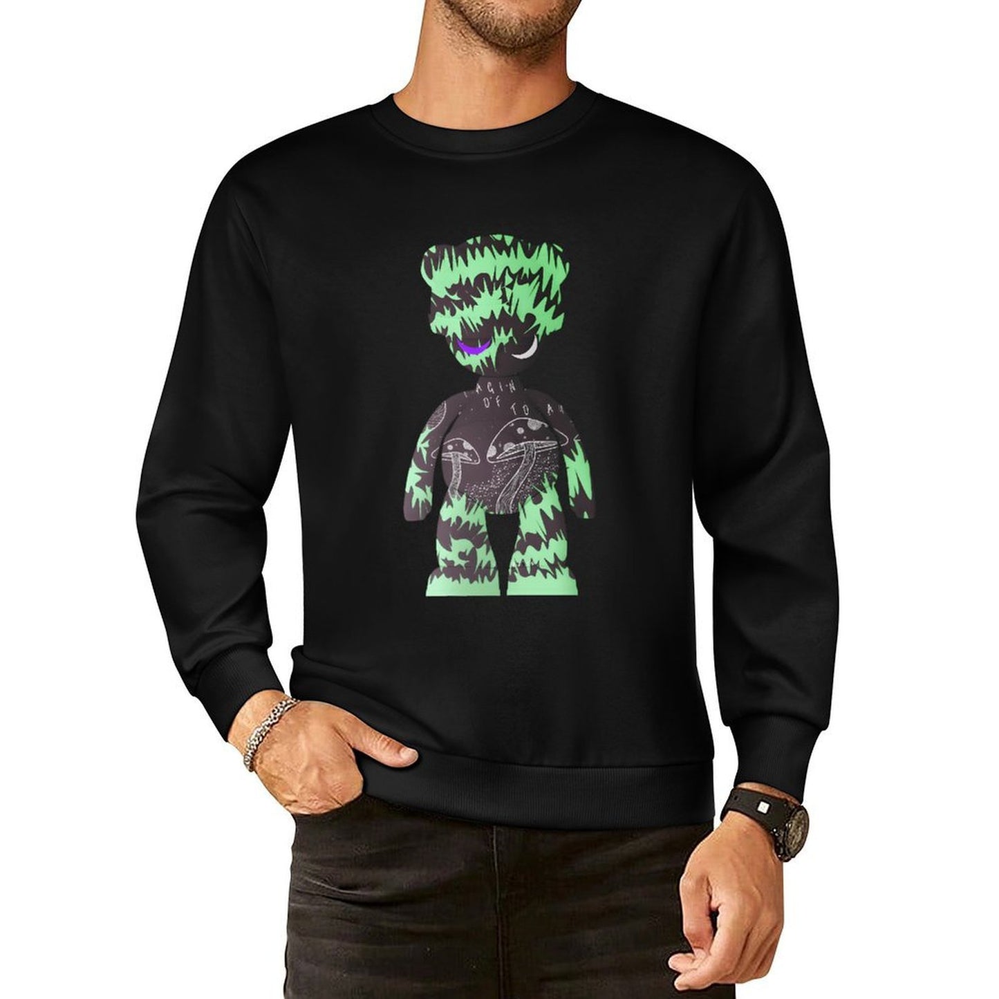 IPIB 250g Crew Neck Long Sleeve Sweatshirt Front GraphicCrew Neck Long Sleeve Sweatshirt6000132-5