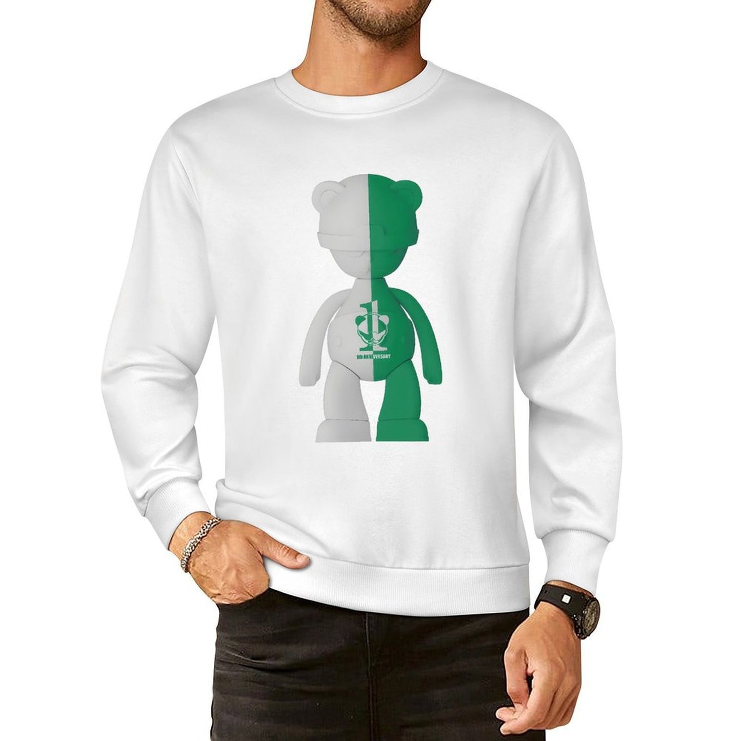 Long Sleeve With Front PatternRelaxFit CleanCut
