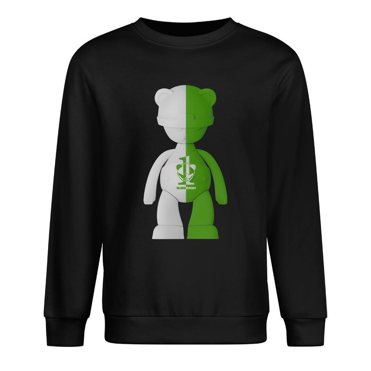 Long Sleeve With Front PatternOversized Shrink-Resistant