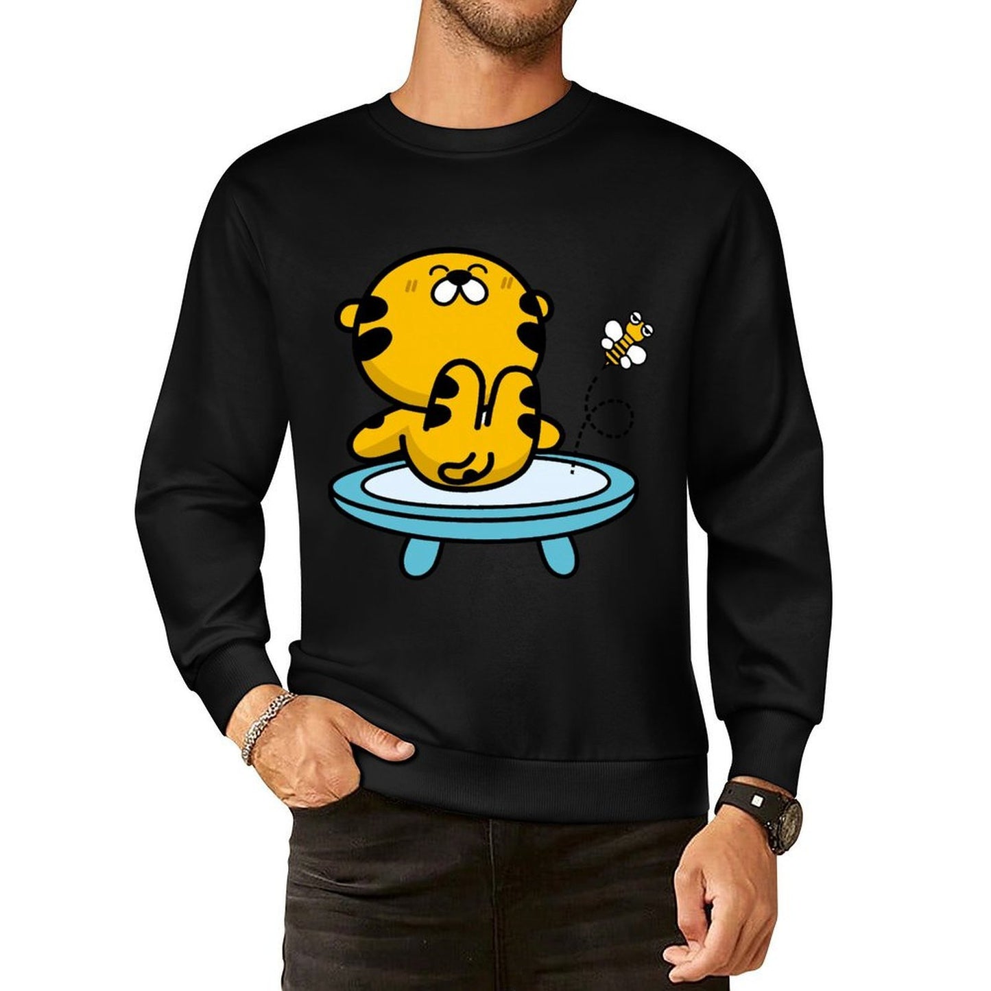 IPBR 250g Crew Neck Long Sleeve Sweatshirt Front GraphicCrew Neck Long Sleeve Sweatshirt4003869