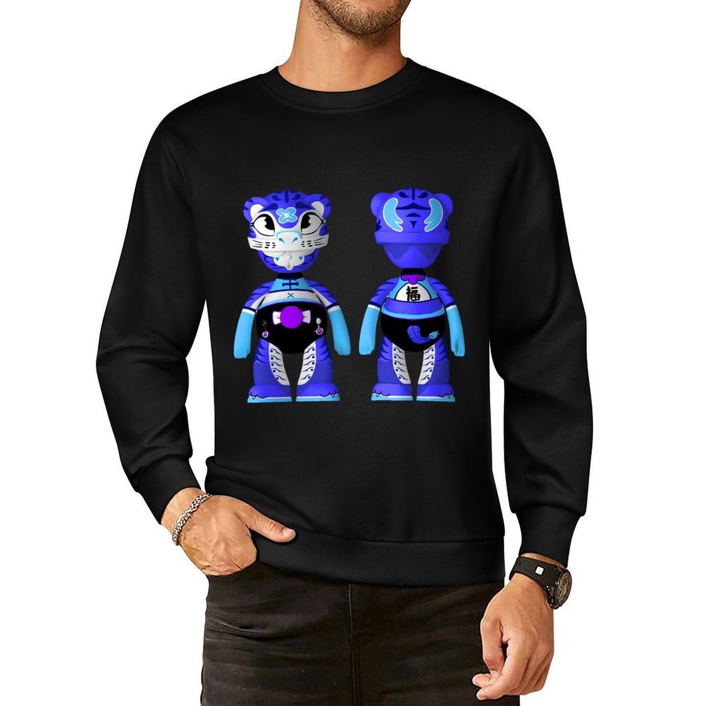 IPIB 250g Crew Neck Long Sleeve Sweatshirt Front GraphicCrew Neck Long Sleeve Sweatshirt6000076-4