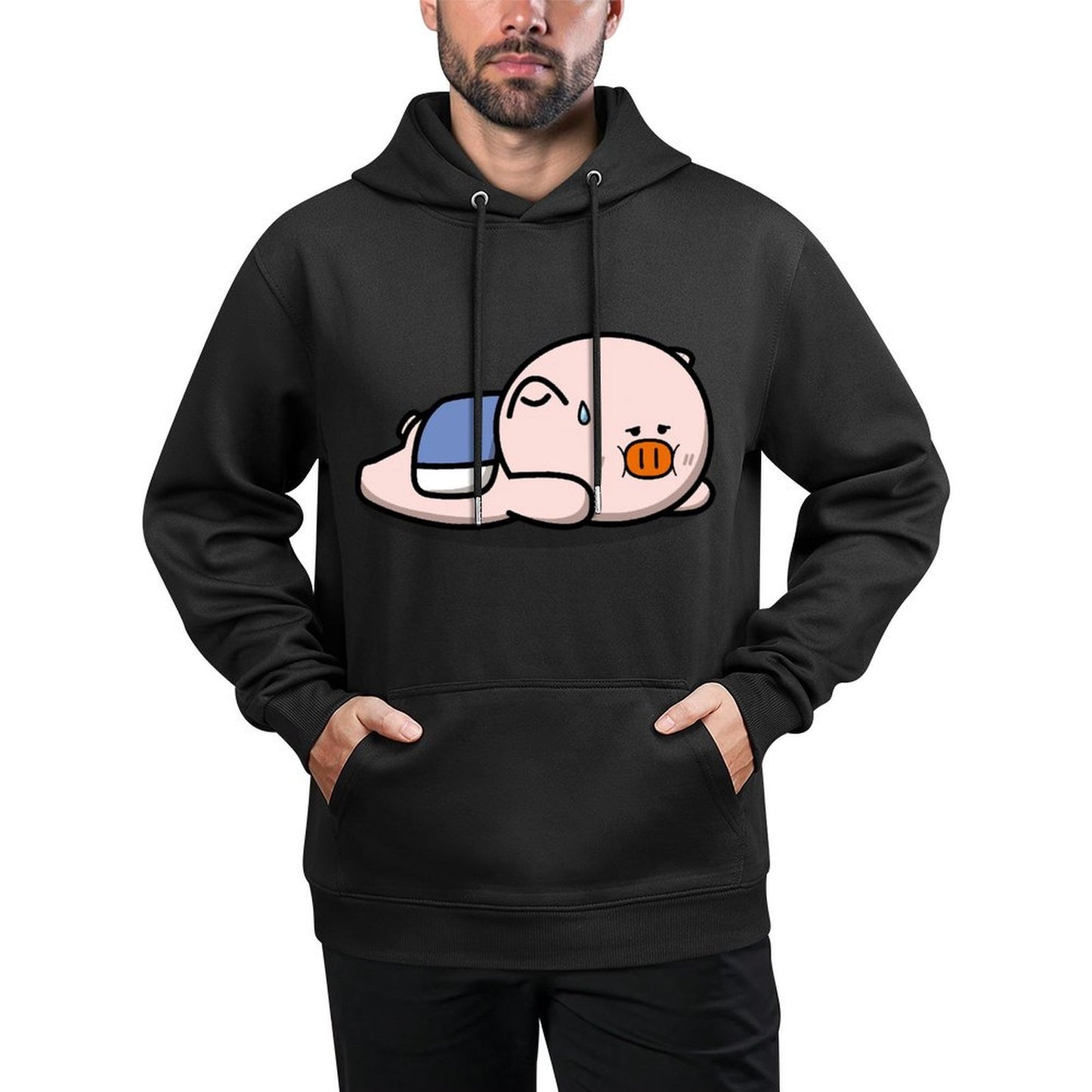 IPBR 250g Hooded Pocket Sweatshirt Front GraphicMen's Hooded  Sweatshirt4000264