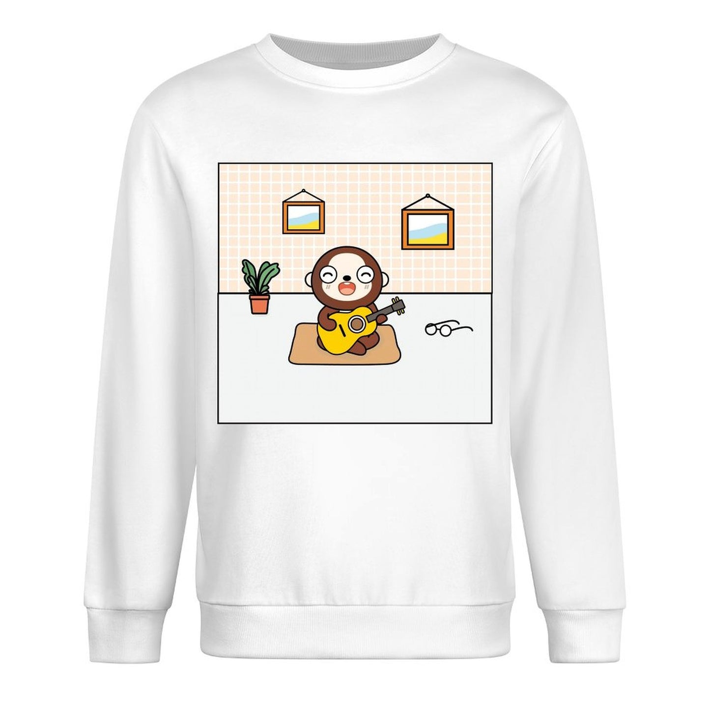 IPBR 250g Crew Neck Long Sleeve Sweatshirt Front GraphicCrew Neck Long Sleeve Sweatshirt4000898
