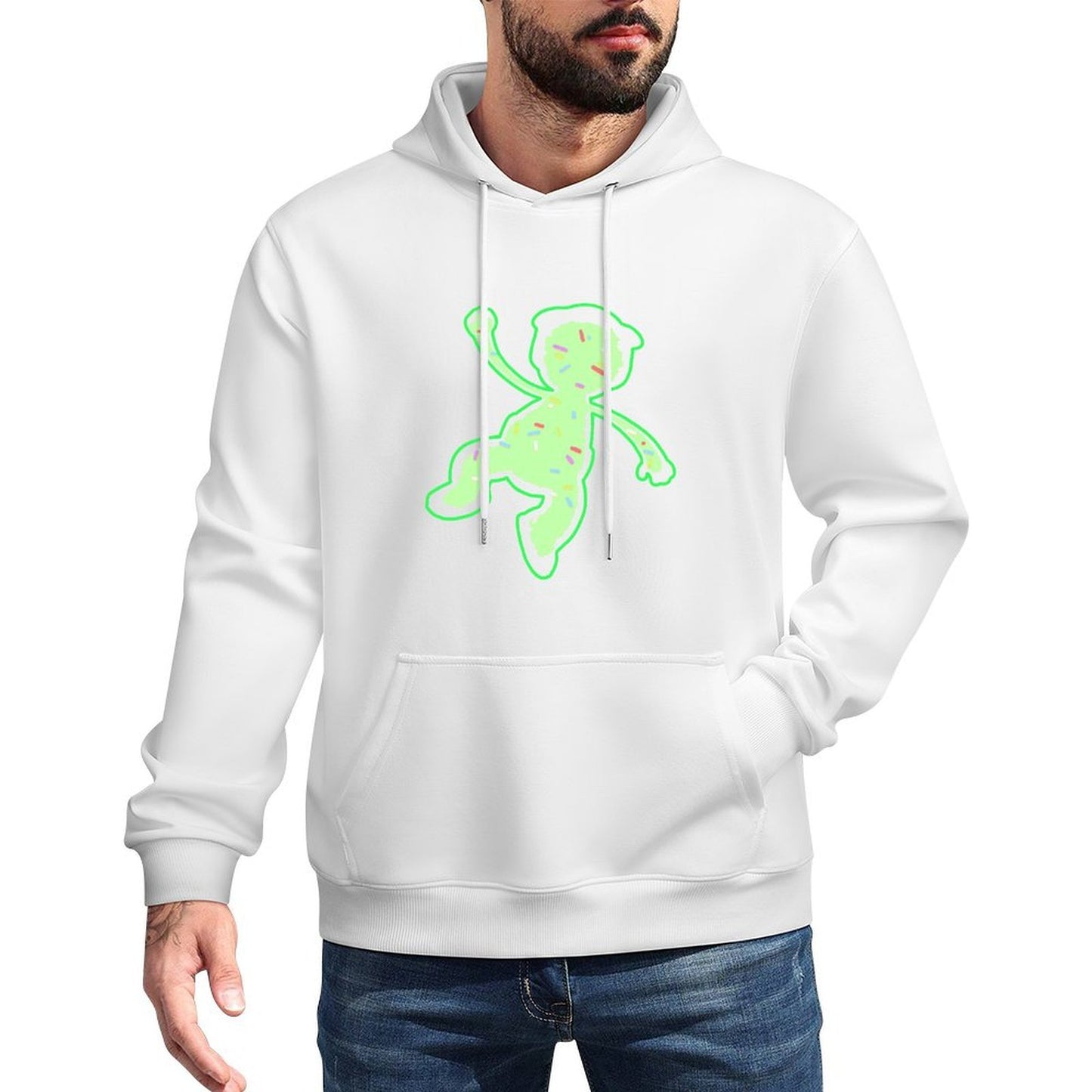 IPIB 250g Hooded Pocket Sweatshirt Front GraphicMen's Hooded  Sweatshirt6000006-6