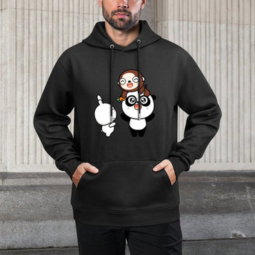 IPBR 250g Hooded Pocket Sweatshirt Front GraphicMen's Hooded  Sweatshirt4001538