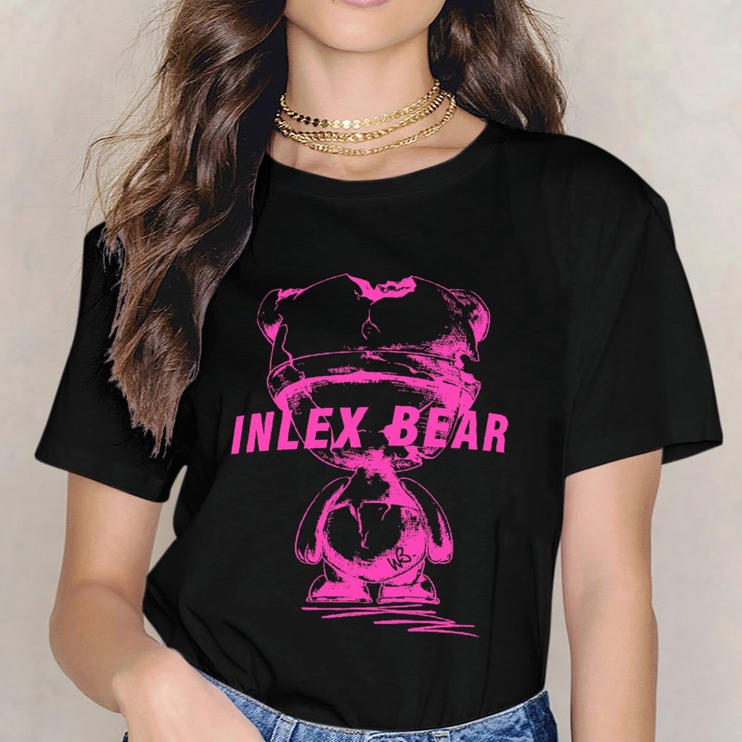 Inlex Bear T-shirtsBold Oversized T-Shirt