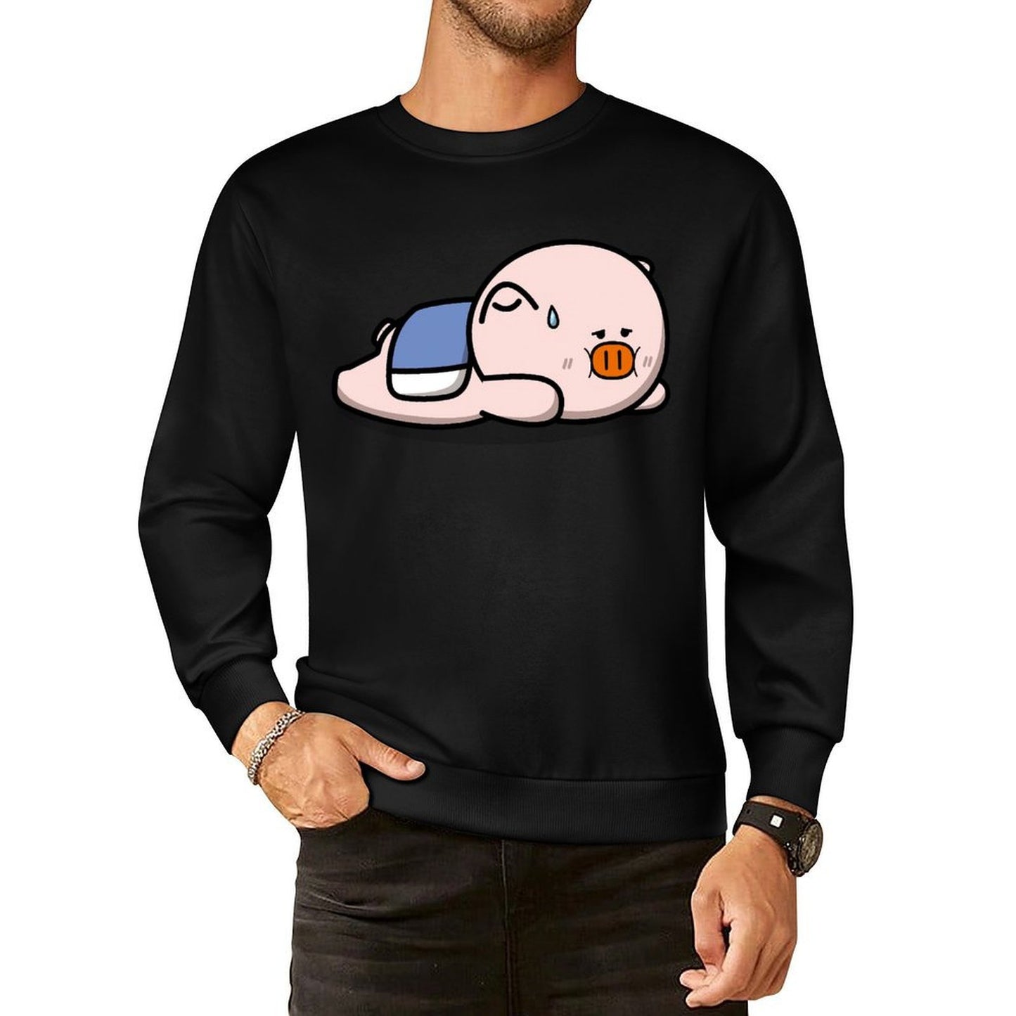 IPBR 250g Crew Neck Long Sleeve Sweatshirt Front GraphicCrew Neck Long Sleeve Sweatshirt4000264