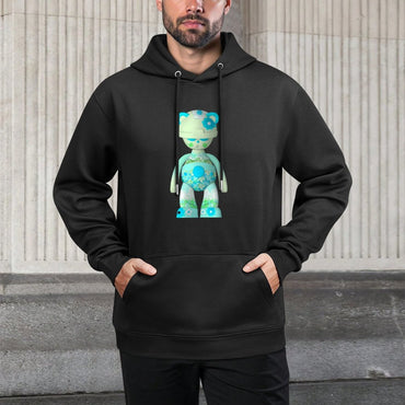 IPIB 250g Hooded Pocket Sweatshirt Front GraphicMen's Hooded  Sweatshirt6000119-1