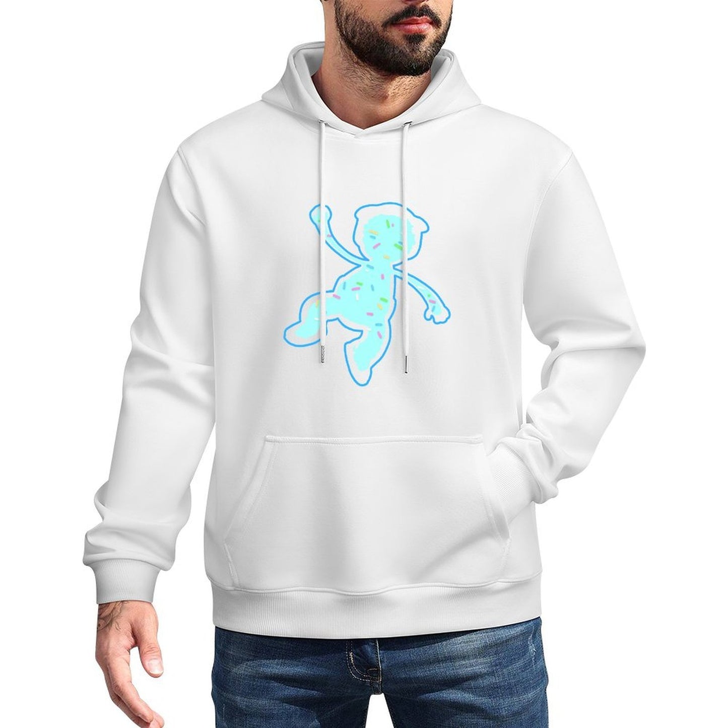 IPIB 250g Hooded Pocket Sweatshirt Front GraphicMen's Hooded  Sweatshirt6000006-2