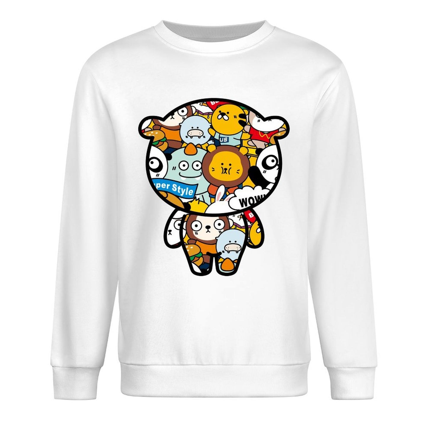 IPBR 250g Crew Neck Long Sleeve Sweatshirt Front GraphicCrew Neck Long Sleeve Sweatshirt4003842