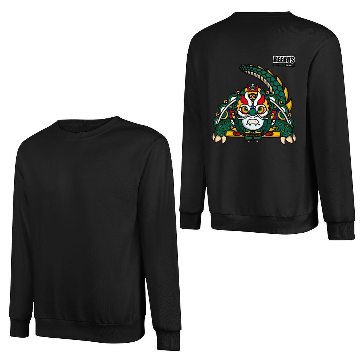 Crew Neck Long Sleeve Sweatshirt 4000630