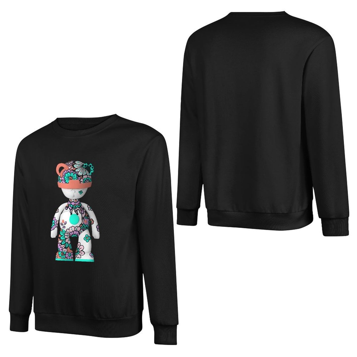 IPIB 250g Crew Neck Long Sleeve Sweatshirt Front GraphicCrew Neck Long Sleeve Sweatshirt6000103-1