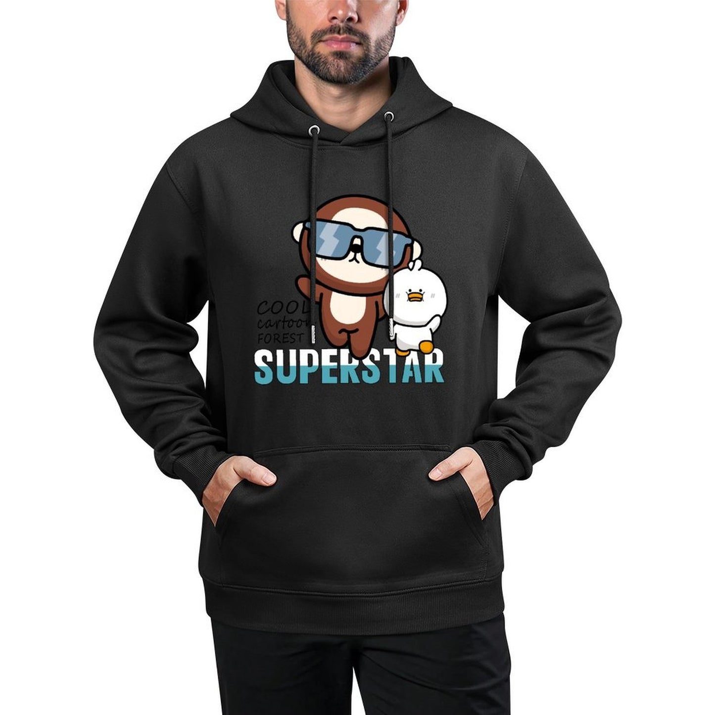 IPBR 250g Hooded Pocket Sweatshirt Front GraphicMen's Hooded  Sweatshirt4001260