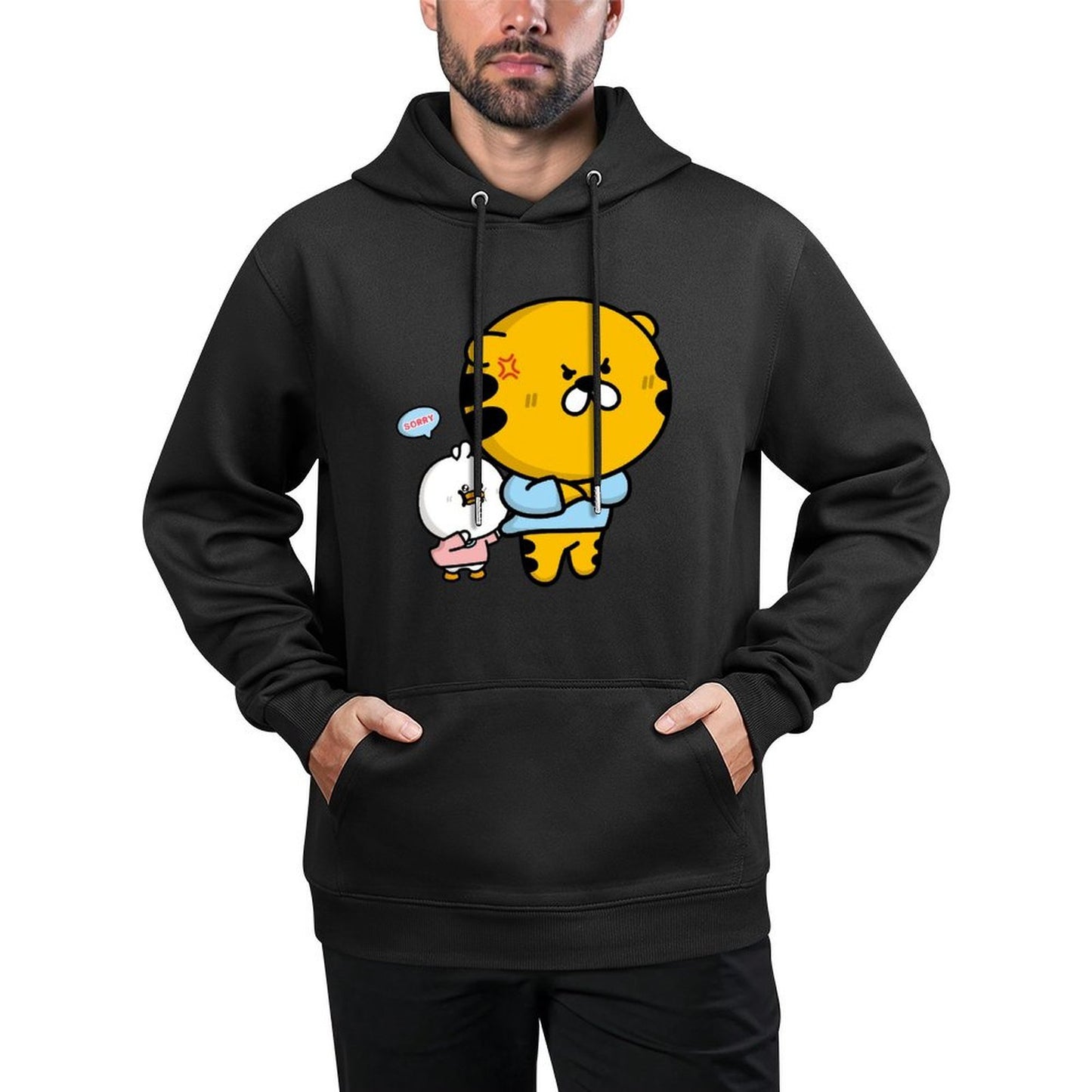 IPBR 250g Hooded Pocket Sweatshirt Front GraphicMen's Hooded  Sweatshirt4000891