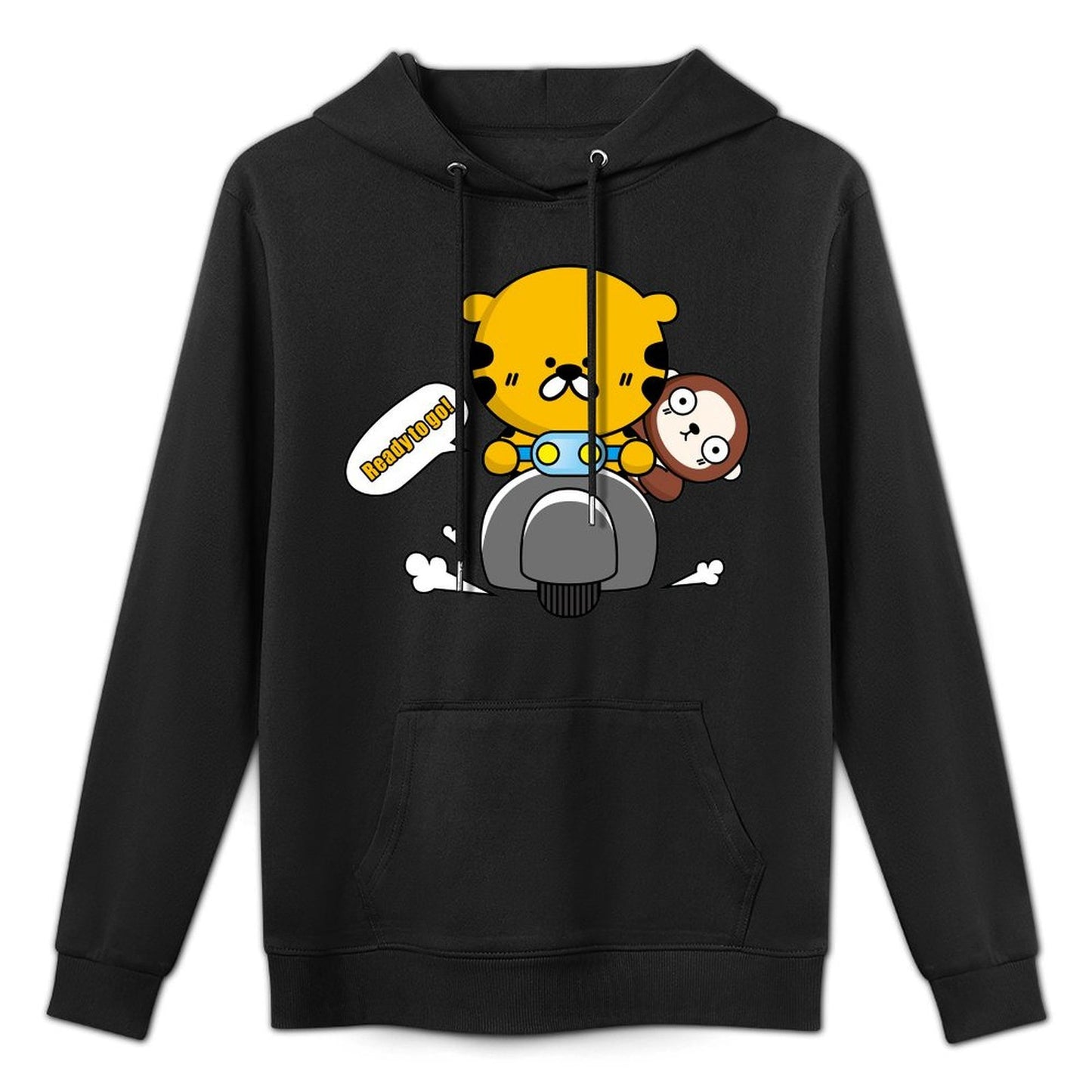 Simple Chill Front Graphic Hoodies