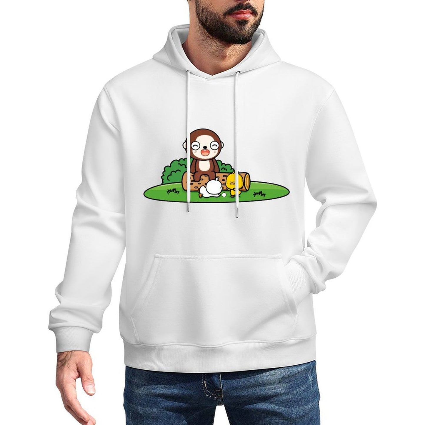 Front Graphic HoodiesLooseFit Performance