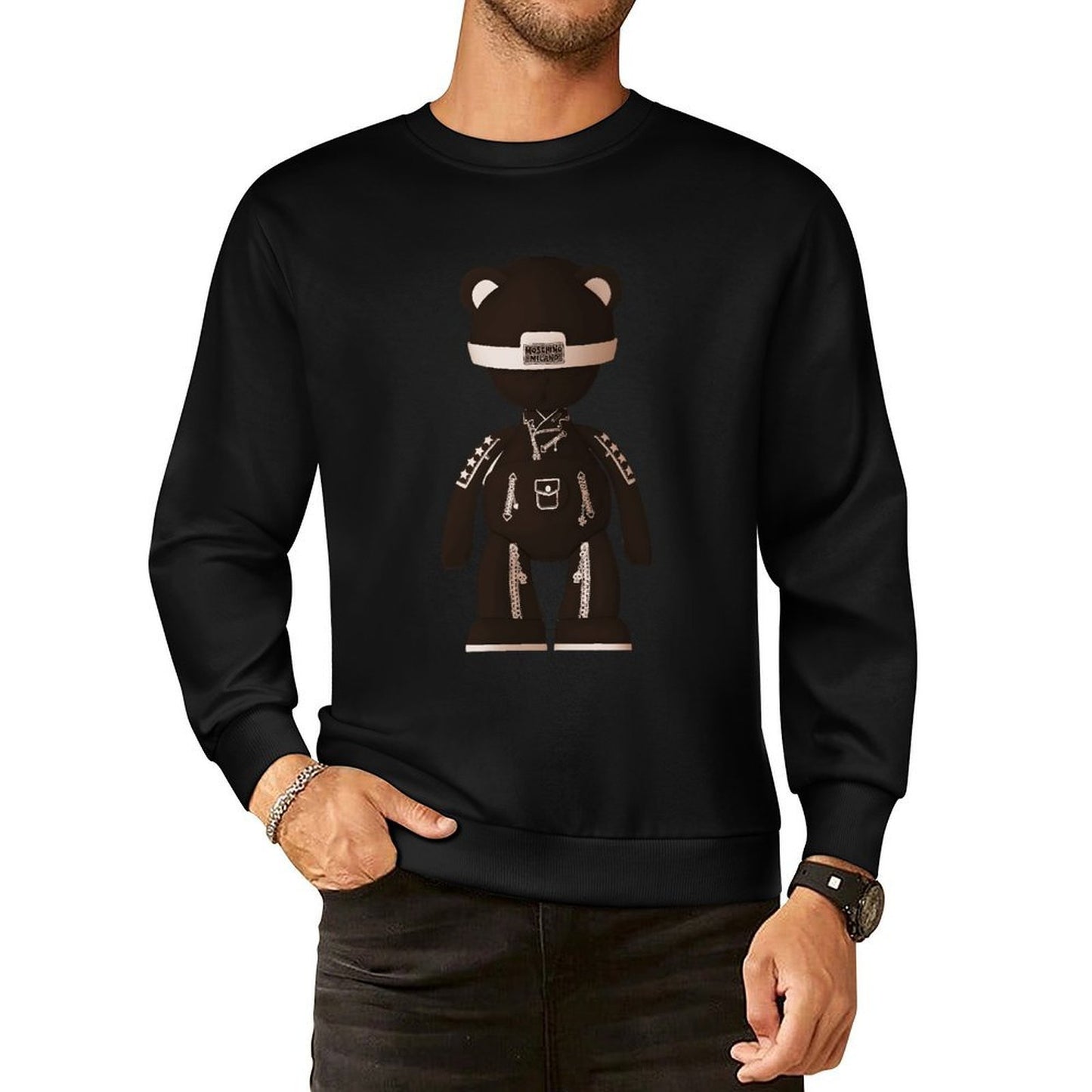 IPIB 250g Crew Neck Long Sleeve Sweatshirt Front GraphicCrew Neck Long Sleeve Sweatshirt6000125-2