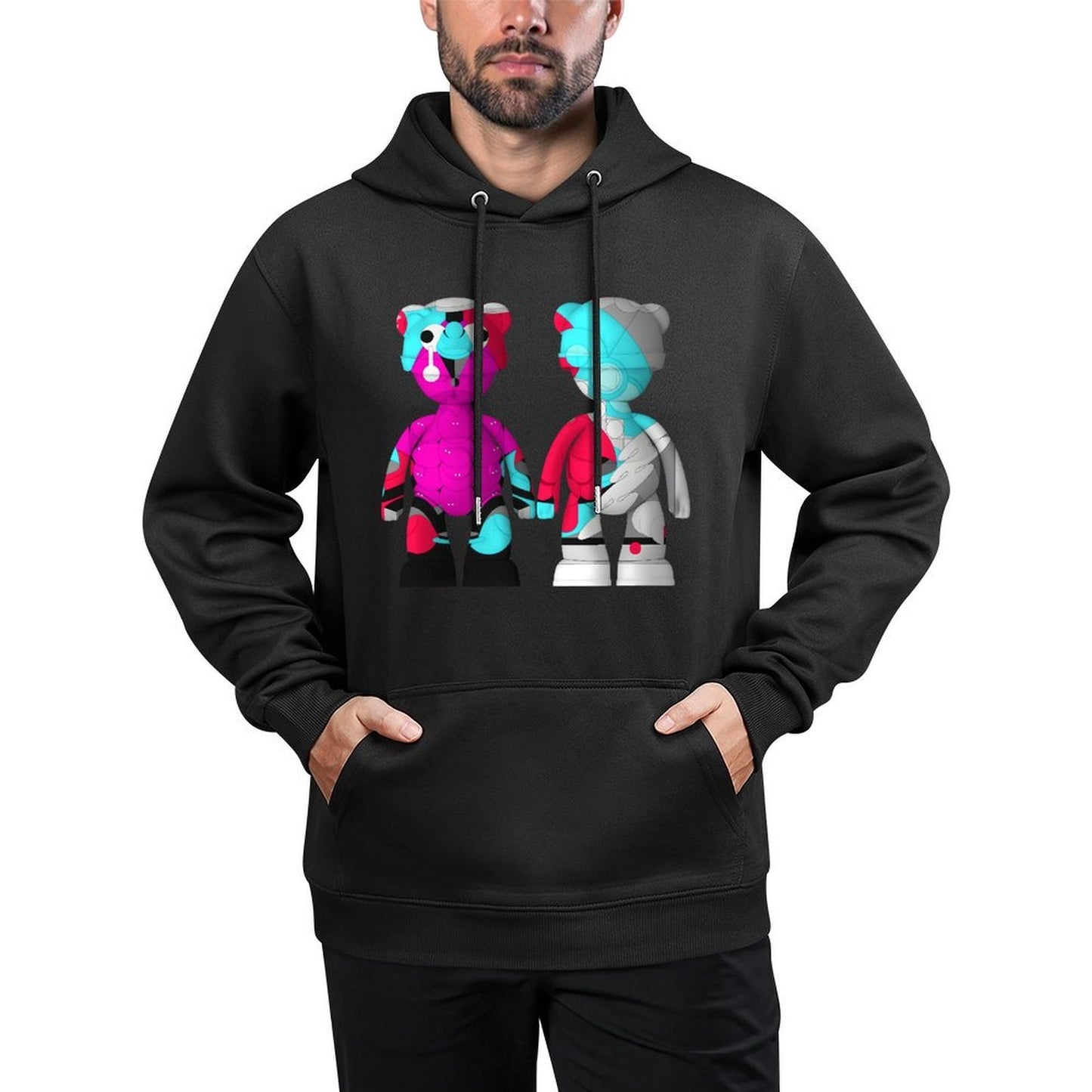 IPIB 250g Hooded Pocket Sweatshirt Front GraphicMen's Hooded  Sweatshirt6000144-8