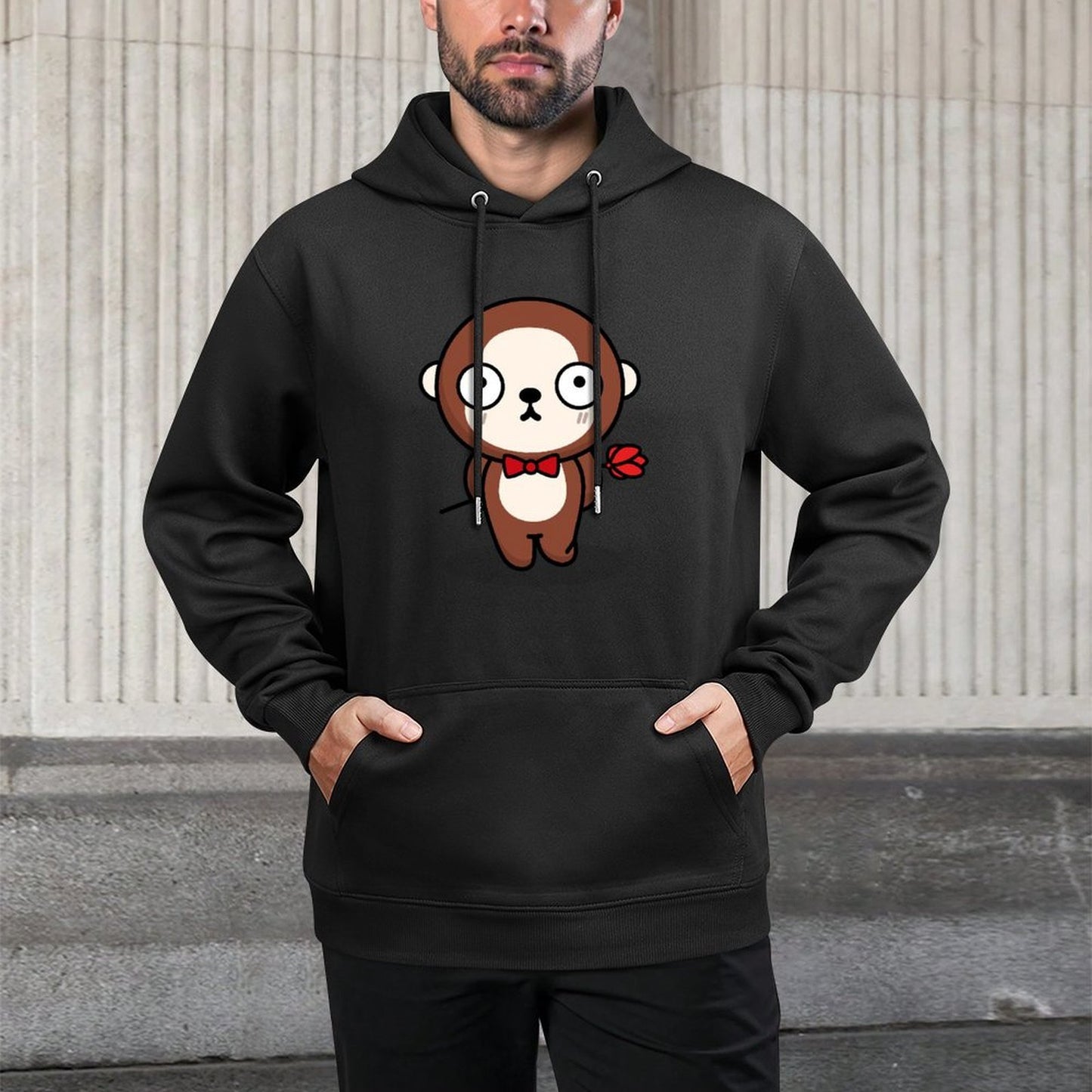 IPBR 250g Hooded Pocket Sweatshirt Front GraphicMen's Hooded  Sweatshirt4000221