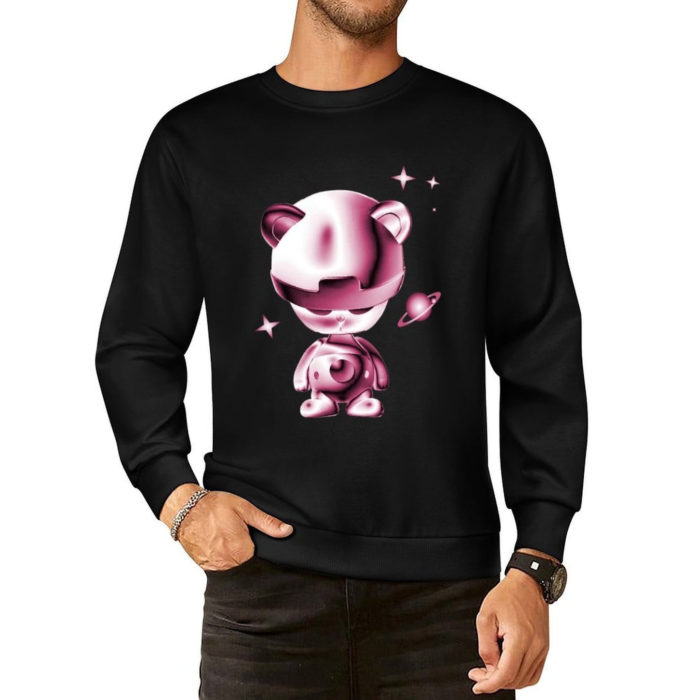 IPIB 250g Crew Neck Long Sleeve Sweatshirt Front GraphicCrew Neck Long Sleeve Sweatshirt6000026-5