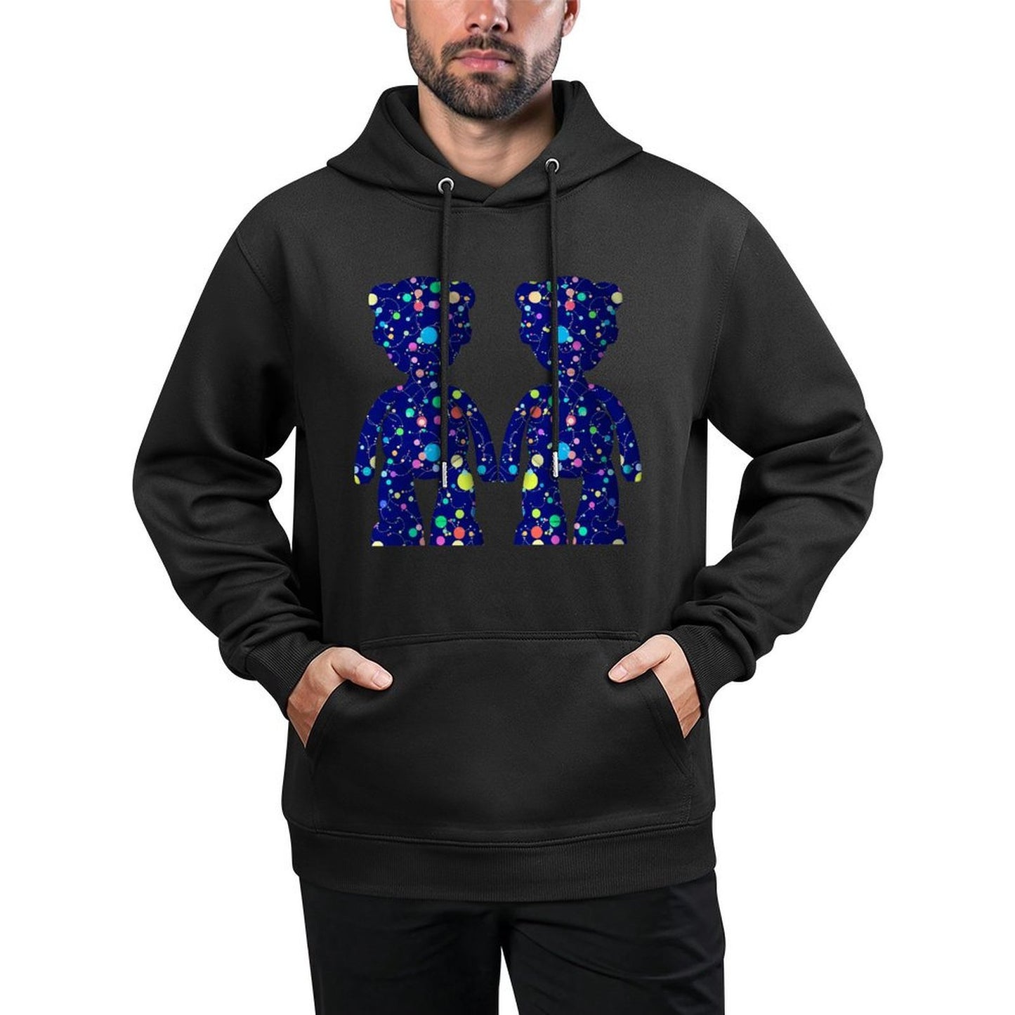 IPIB 250g Hooded Pocket Sweatshirt Front GraphicMen's Hooded  Sweatshirt6000092-4