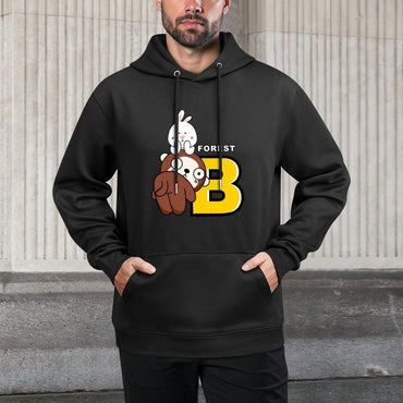 IPBR 250g Hooded Pocket Sweatshirt Front GraphicMen's Hooded  Sweatshirt4000807