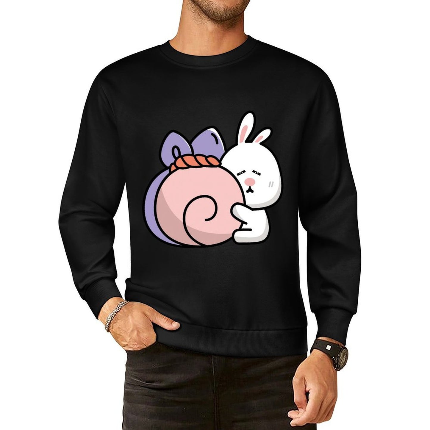 IPBR 250g Crew Neck Long Sleeve Sweatshirt Front GraphicCrew Neck Long Sleeve Sweatshirt4000122