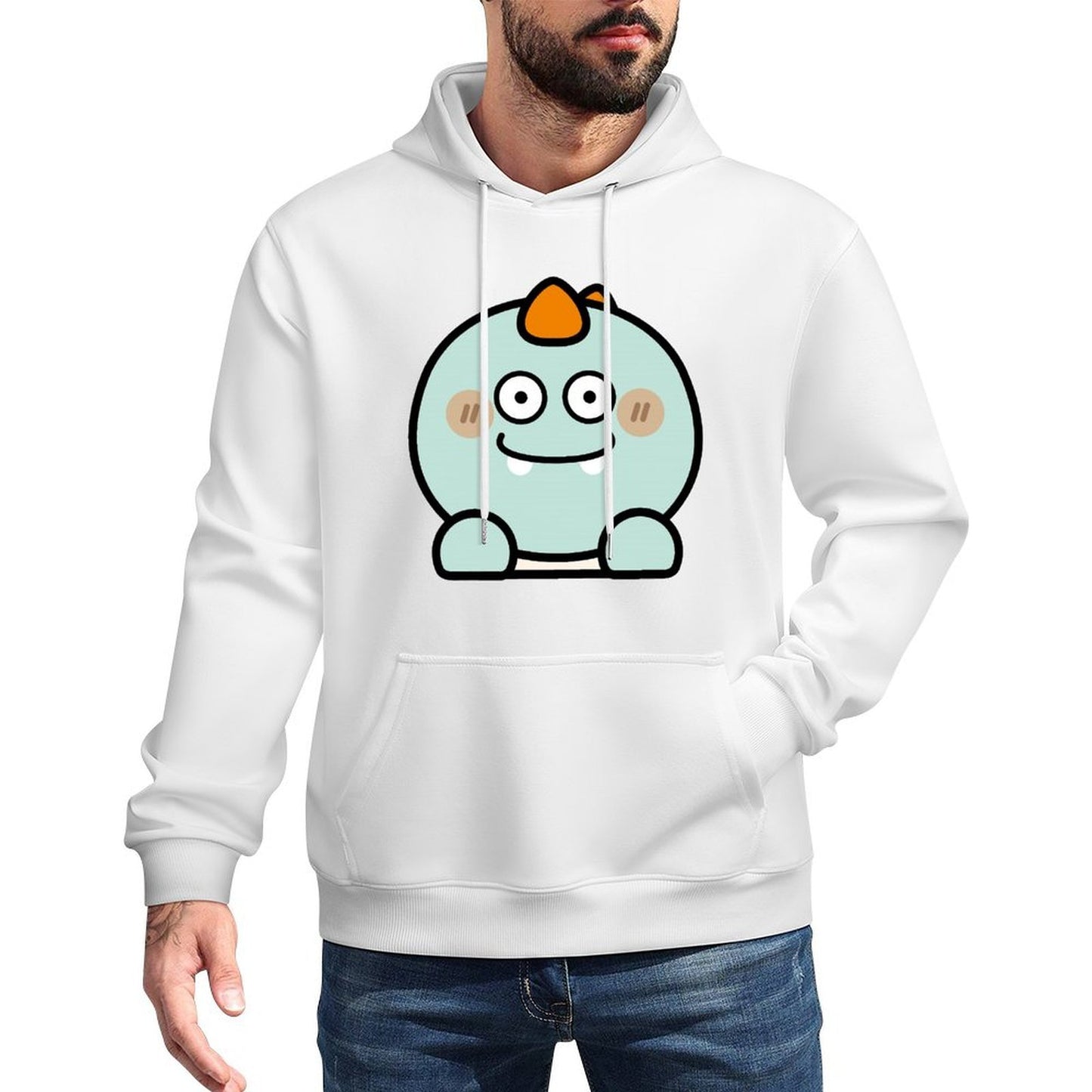 Shrink-Resistant Print-Ready Front Graphic Hoodies