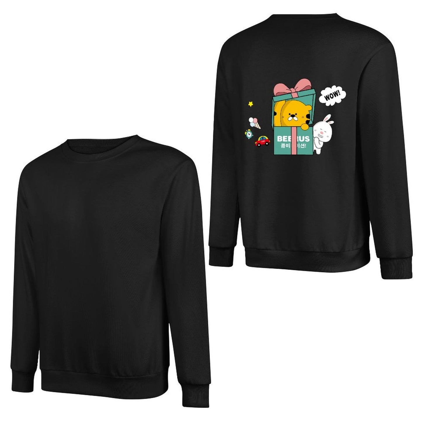 Crew Neck Long Sleeve Sweatshirt 4000604