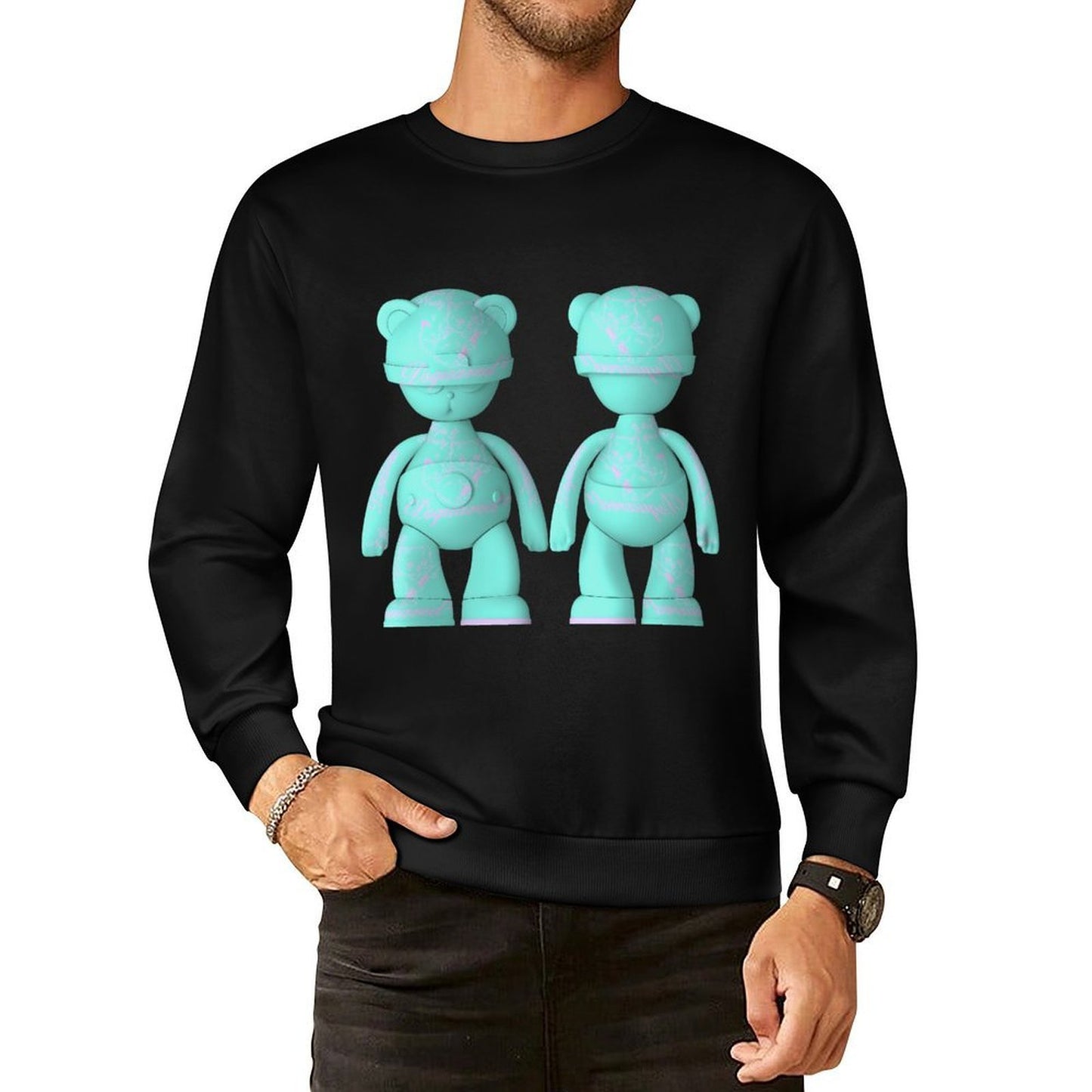 IPIB 250g Crew Neck Long Sleeve Sweatshirt Front GraphicCrew Neck Long Sleeve Sweatshirt6000098-5