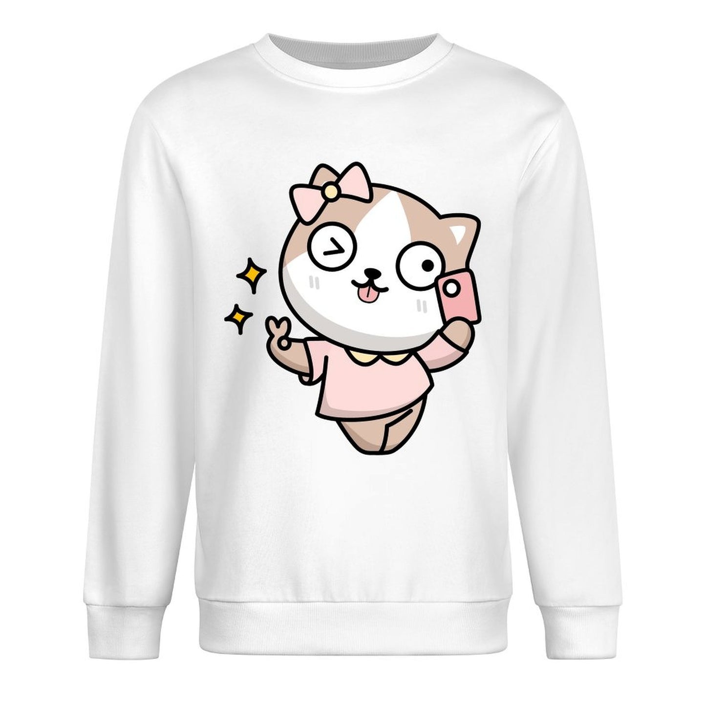IPBR 250g Crew Neck Long Sleeve Sweatshirt Front GraphicCrew Neck Long Sleeve Sweatshirt4000105