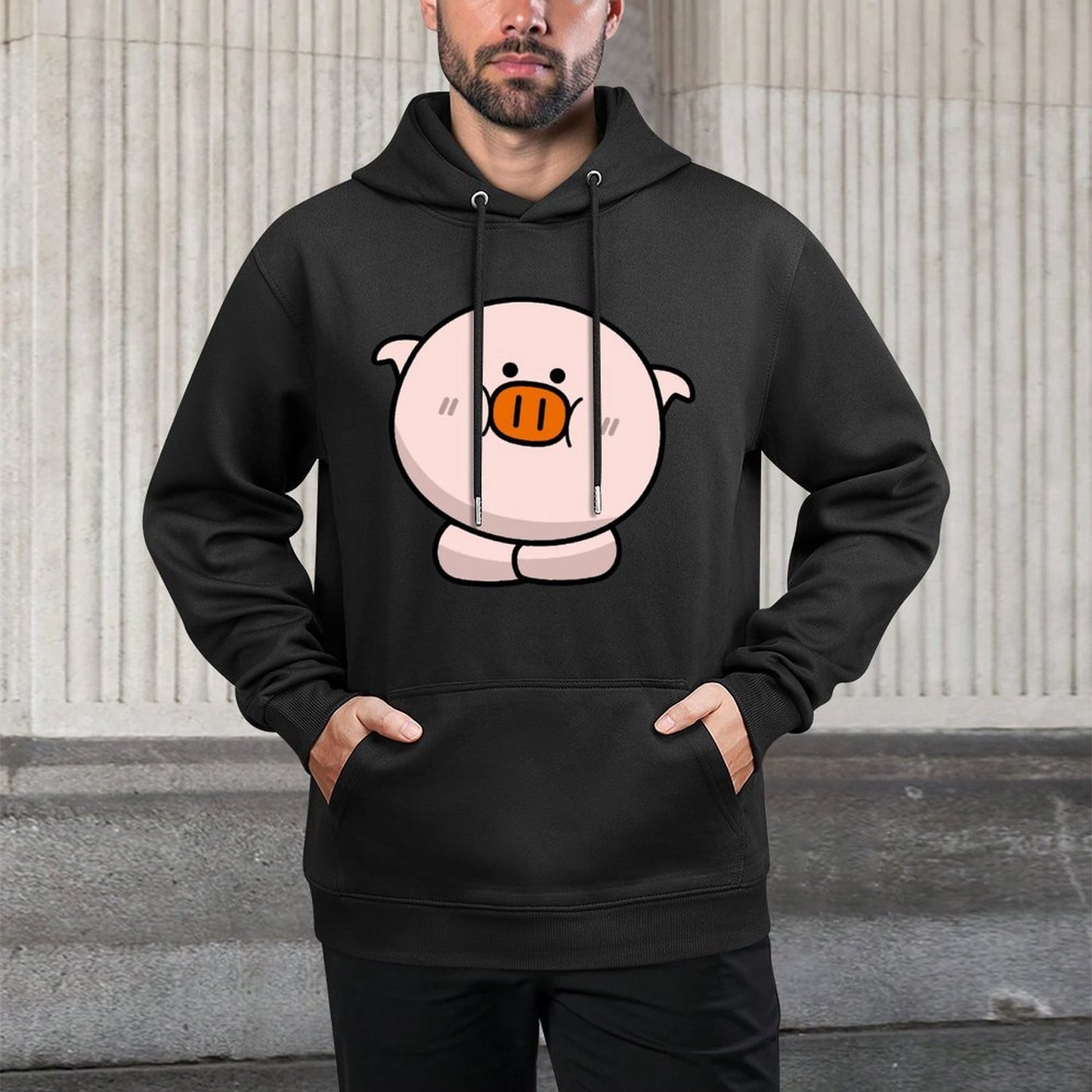 IPBR 250g Hooded Pocket Sweatshirt Front GraphicMen's Hooded  Sweatshirt4001334