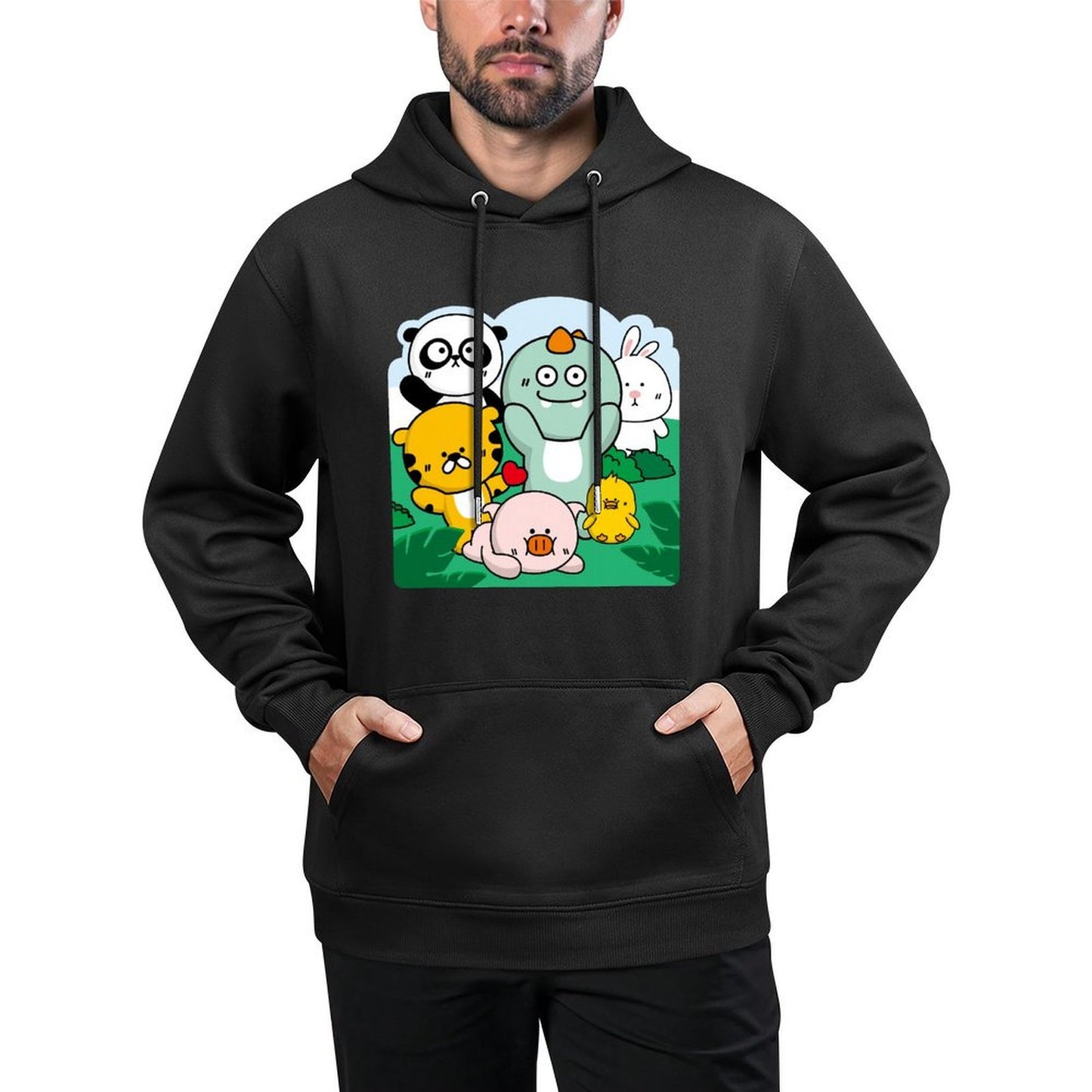 IPBR 250g Hooded Pocket Sweatshirt Front GraphicMen's Hooded  Sweatshirt4000746