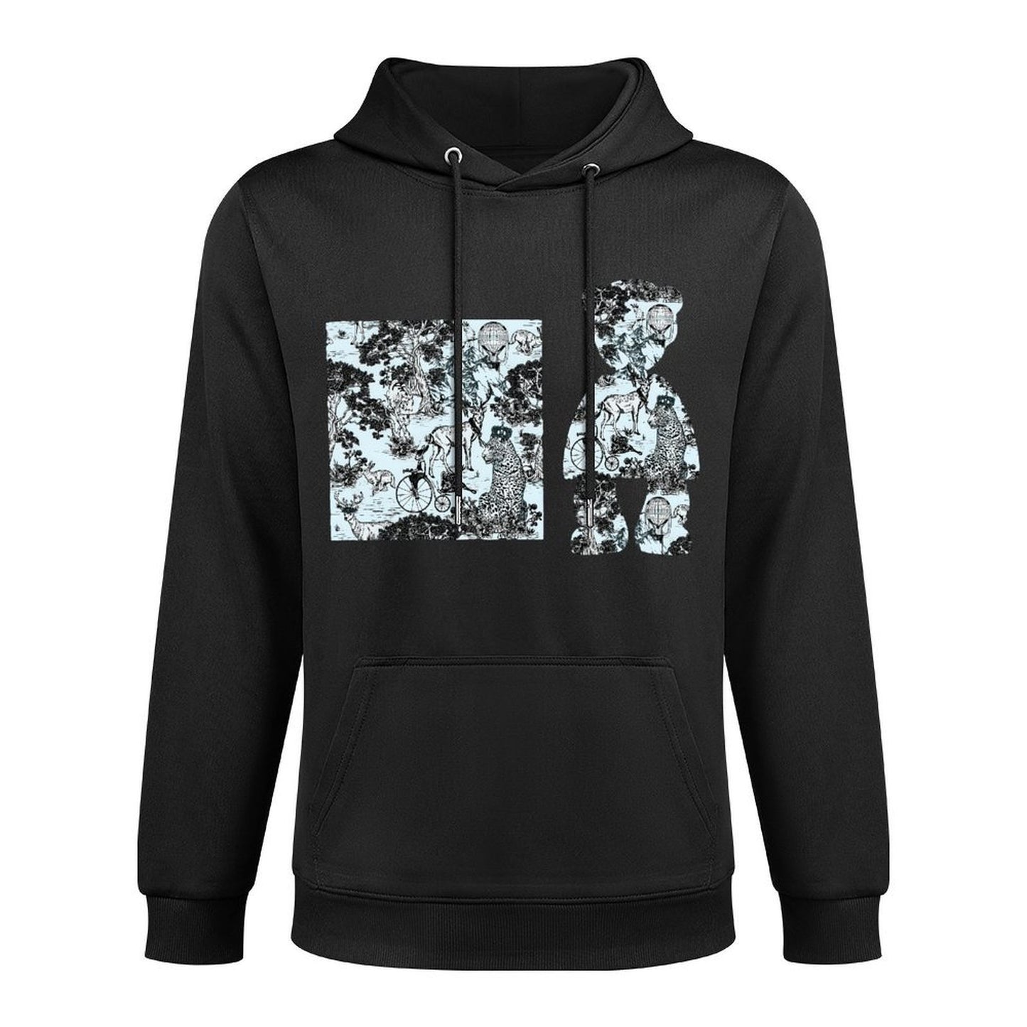 IPIB 250g Hooded Pocket Sweatshirt Front GraphicMen's Hooded  Sweatshirt6000100-1
