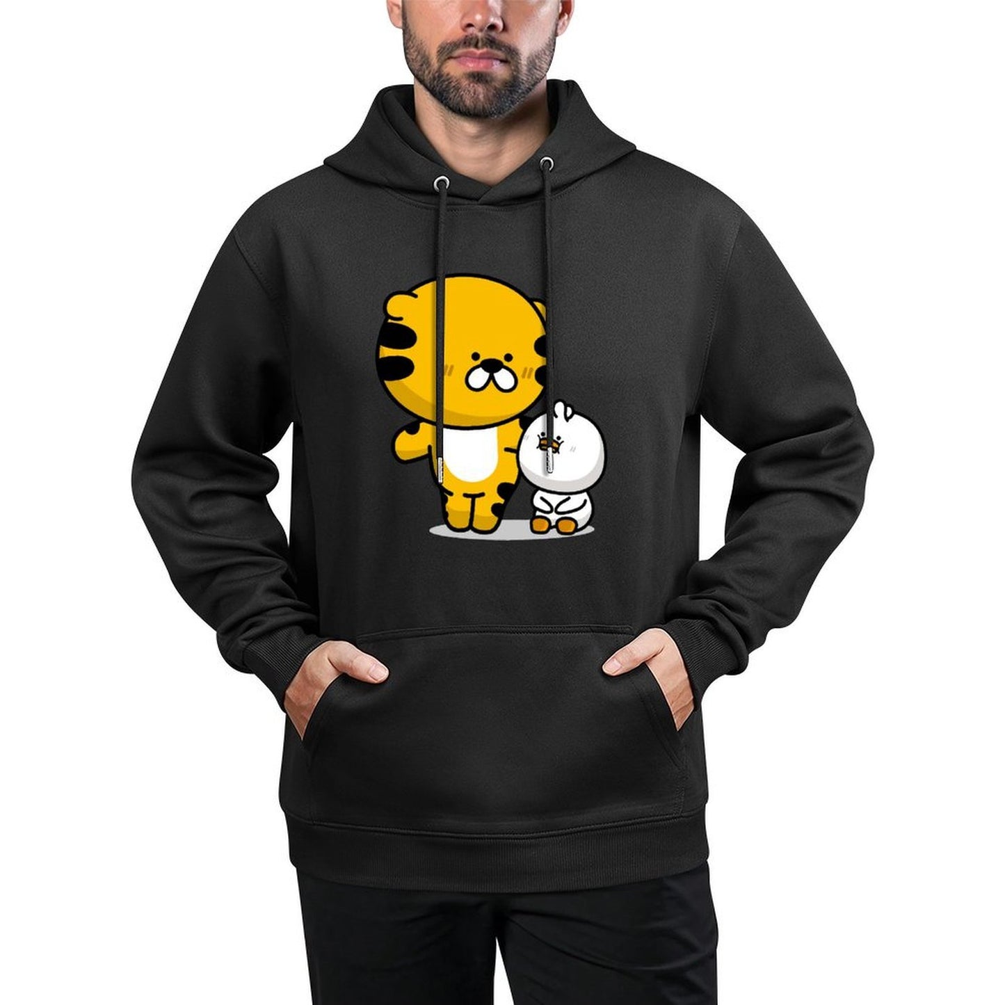 IPBR 250g Hooded Pocket Sweatshirt Front GraphicMen's Hooded  Sweatshirt4000050