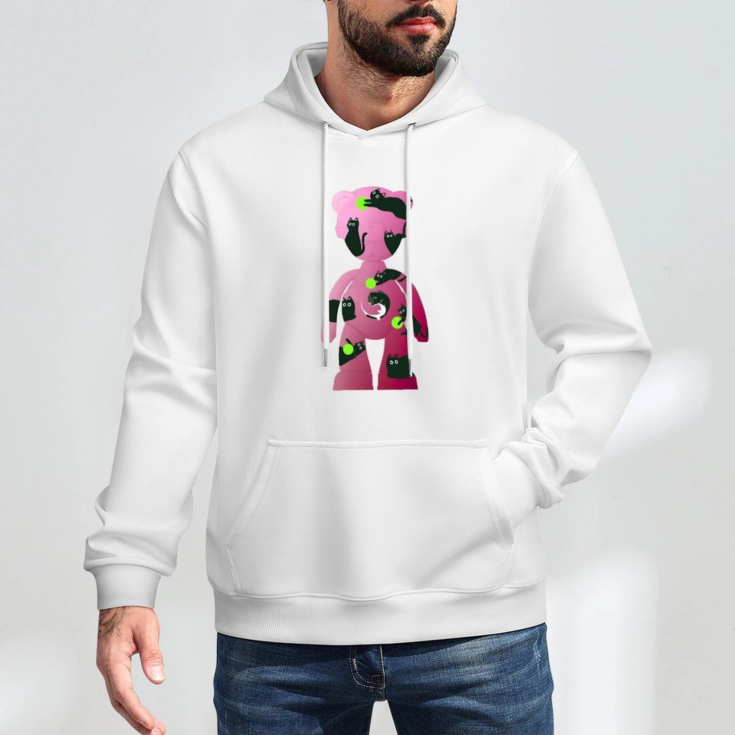 Hoodie Front PatternBold 100% Cotton