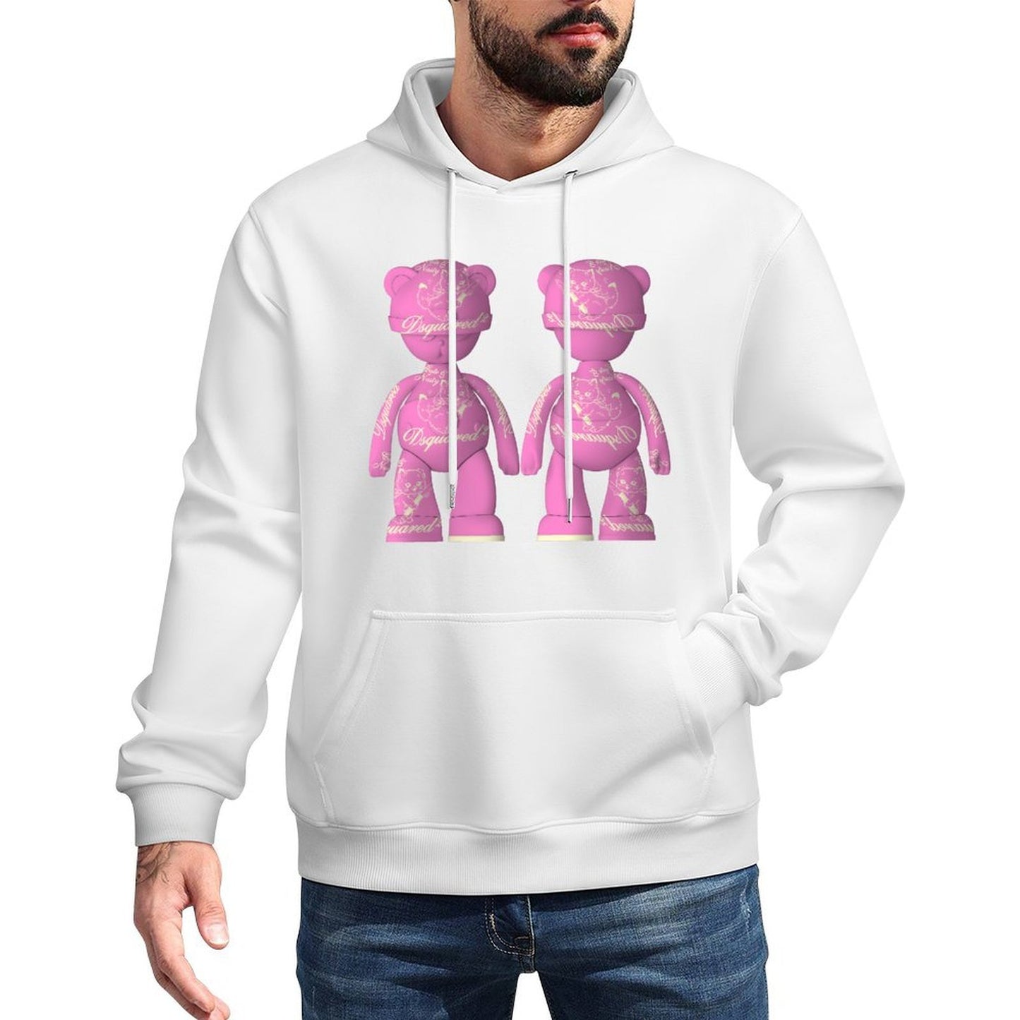 IPIB 250g Hooded Pocket Sweatshirt Front GraphicMen's Hooded  Sweatshirt6000098-3