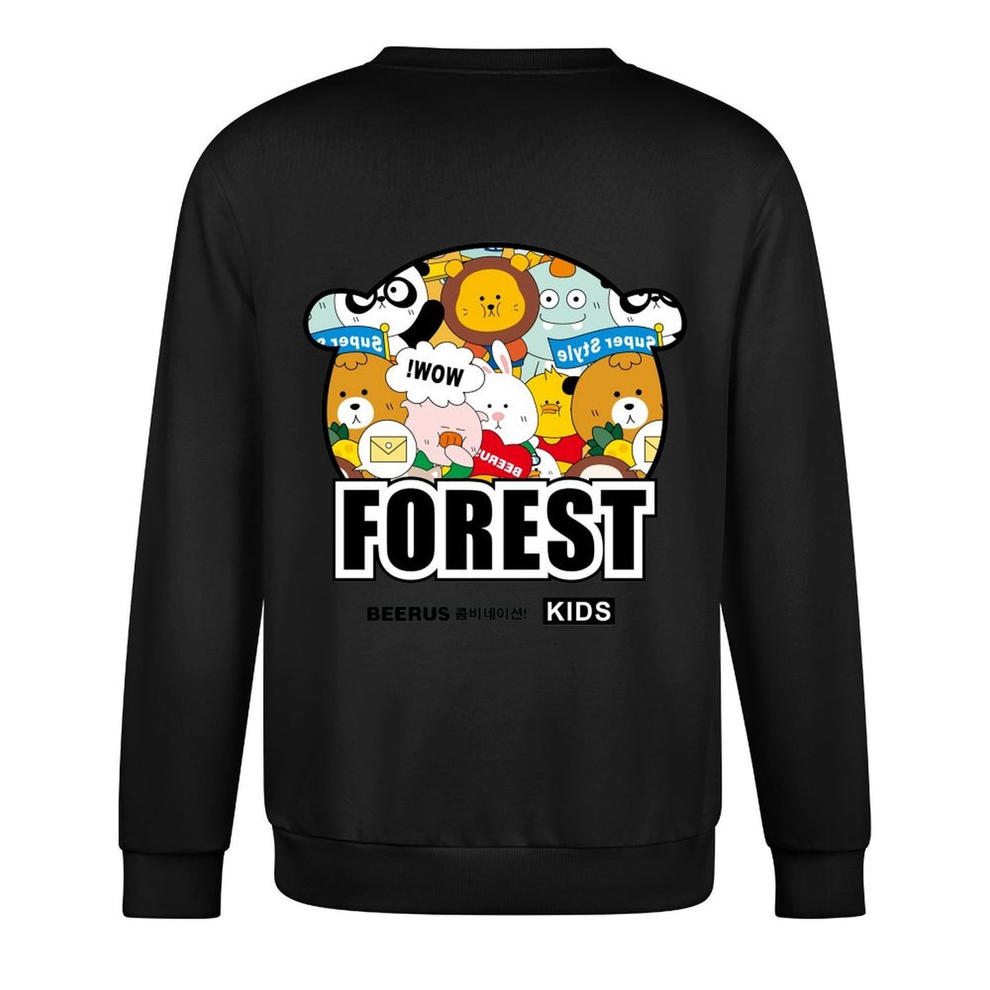 Crew Neck Long Sleeve Sweatshirt 4000608