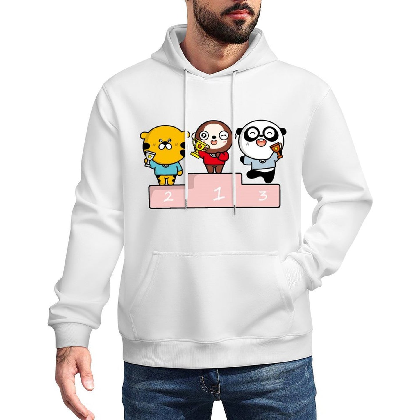 IPBR 250g Hooded Pocket Sweatshirt Front GraphicMen's Hooded  Sweatshirt4000858