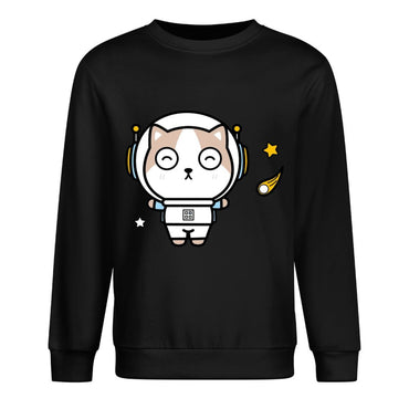 Front Patterned Long Sleeve TopSharp Double-Stitched