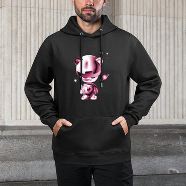 IPIB 250g Hooded Pocket Sweatshirt Front GraphicMen's Hooded  Sweatshirt6000026-5