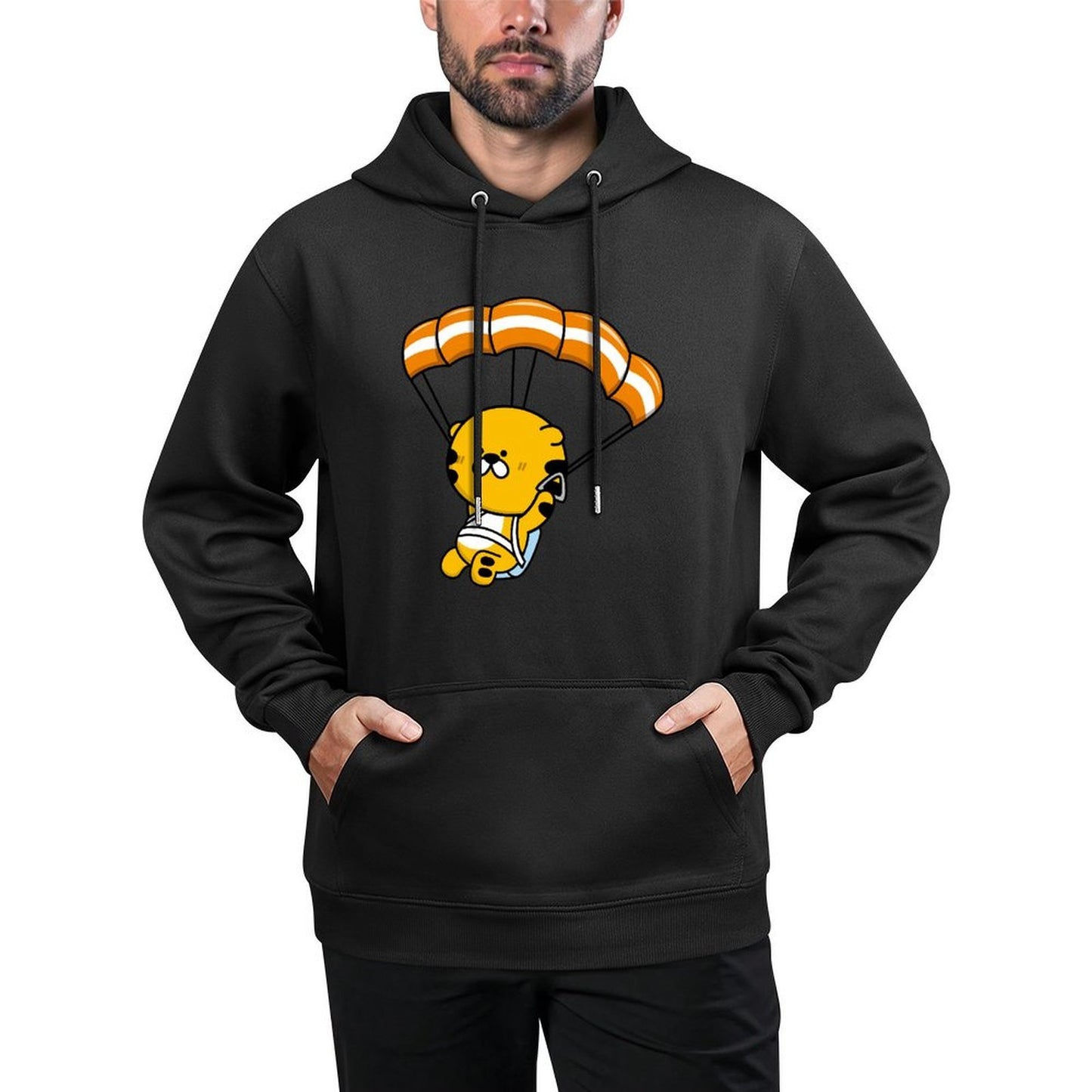 IPBR 250g Hooded Pocket Sweatshirt Front GraphicMen's Hooded  Sweatshirt4000016