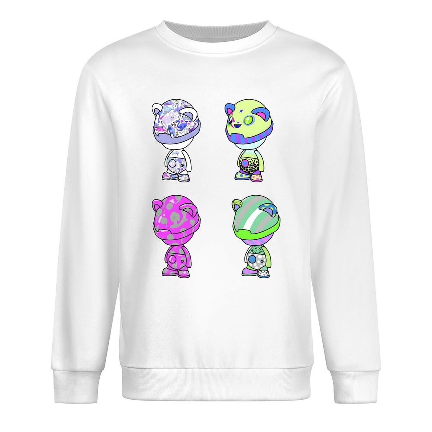 IPIB 250g Crew Neck Long Sleeve Sweatshirt Front GraphicCrew Neck Long Sleeve Sweatshirt6000073-4