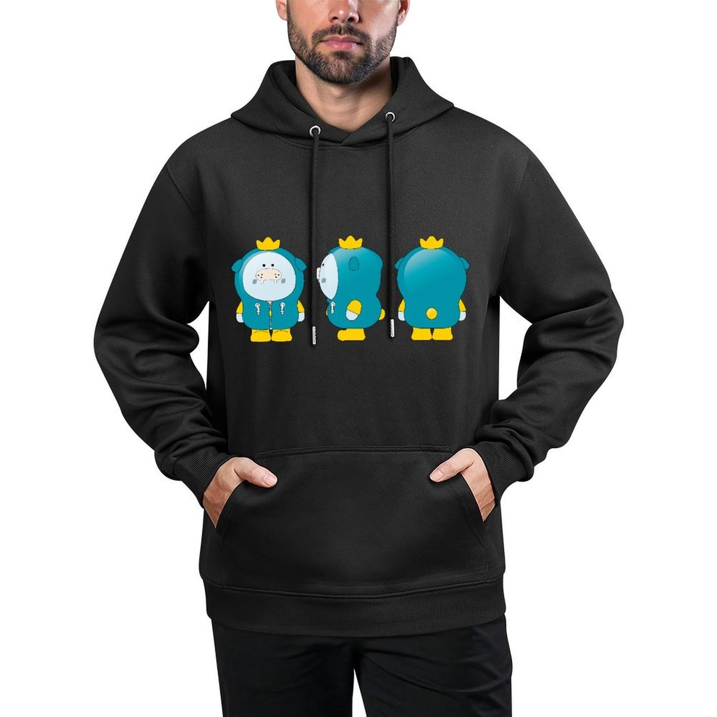 IPBR 250g Hooded Pocket Sweatshirt Front GraphicMen's Hooded  Sweatshirt4001156