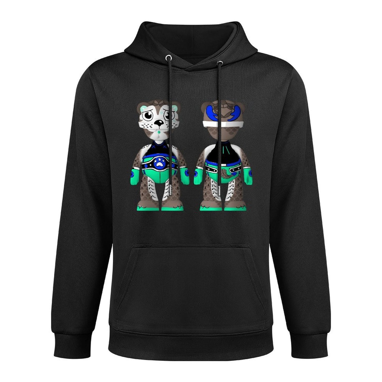 IPIB 250g Hooded Pocket Sweatshirt Front GraphicMen's Hooded  Sweatshirt6000145-6