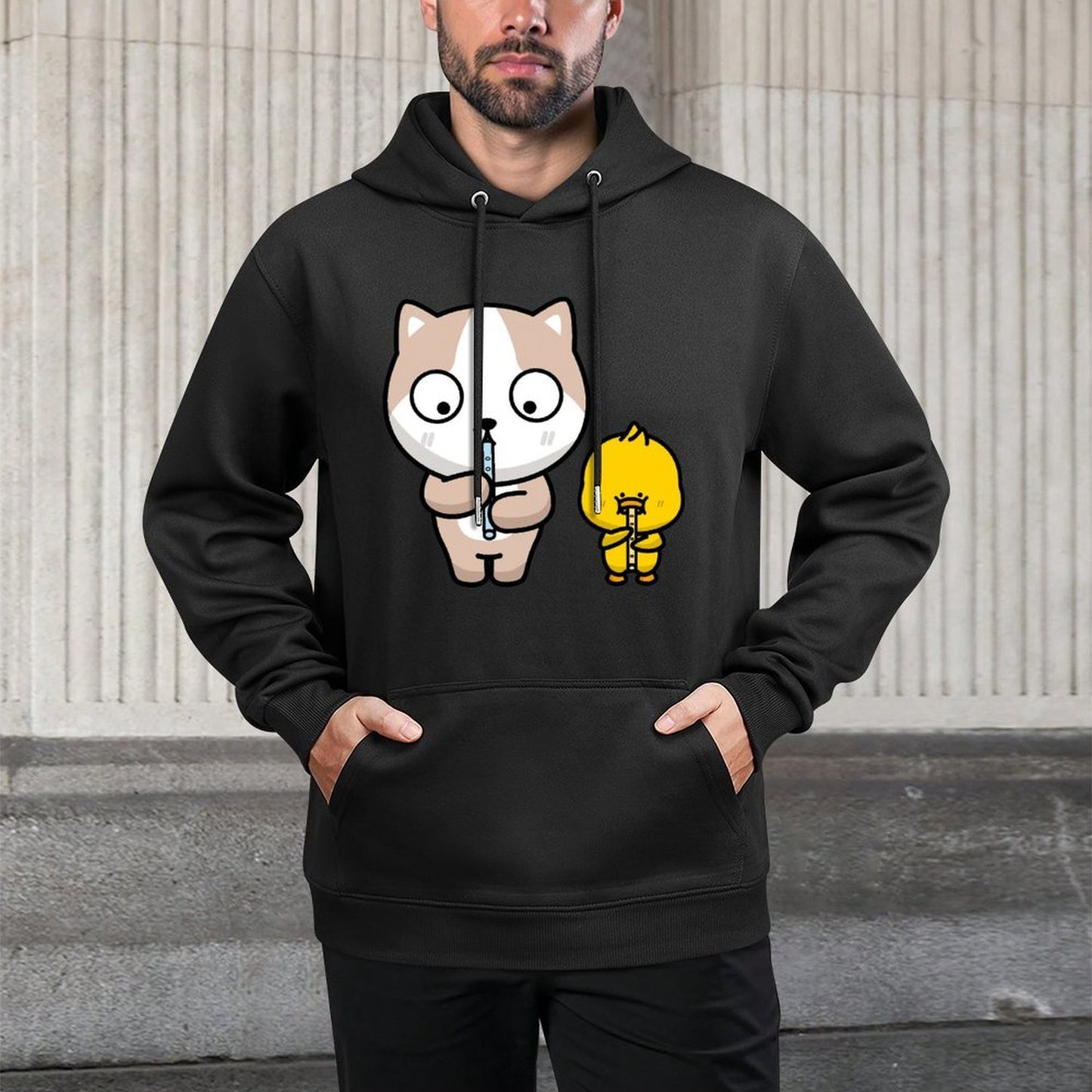 IPBR 250g Hooded Pocket Sweatshirt Front GraphicMen's Hooded  Sweatshirt4000056