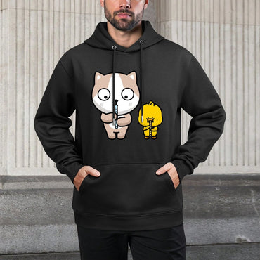 IPBR 250g Hooded Pocket Sweatshirt Front GraphicMen's Hooded  Sweatshirt4000056