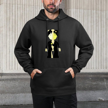 IPIB 250g Hooded Pocket Sweatshirt Front GraphicMen's Hooded  Sweatshirt6000087-2