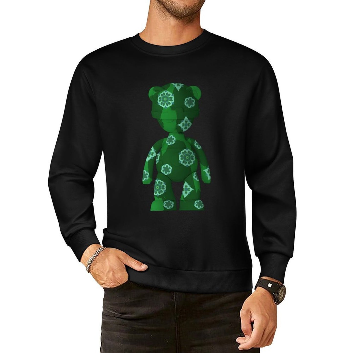 IPIB 250g Crew Neck Long Sleeve Sweatshirt Front GraphicCrew Neck Long Sleeve Sweatshirt6000104-3